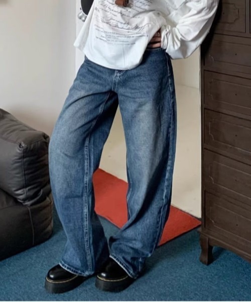 center i(センターアイ)の「スター&ナンバーモチーフデニムパンツ(デニムパンツ・レディース・ブルー・S/M/XS)」の5枚目の写真