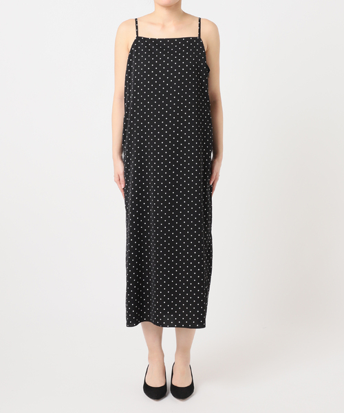 U by SPICK&SPAN(ユーバイスピックアンドスパン)の「ドットプリントキャミワンピ(ワンピース・レディース・ブラック・FREE)」の13枚目の写真