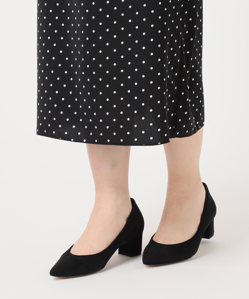 U by SPICK&SPAN(ユーバイスピックアンドスパン)の「ドットプリントキャミワンピ(ワンピース・レディース・ブラック・FREE)」の19枚目の写真