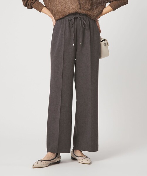 green label relaxing（グリーンレーベルリラクシング）の「［size SHORT/TALLあり］ニーハイフレアパンツ（その他パンツ・レディース・ナチュラル/ブラック/ライトブルー/ダークブラウン/ネイビー・SHORT/34/36/38/40/TALL）」の3枚目の写真