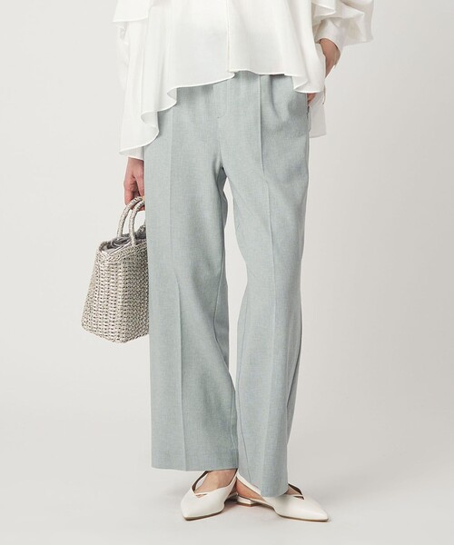 green label relaxing（グリーンレーベルリラクシング）の「［size SHORT/TALLあり］ニーハイフレアパンツ（その他パンツ・レディース・ナチュラル/ブラック/ライトブルー/ダークブラウン/ネイビー・SHORT/34/36/38/40/TALL）」の5枚目の写真