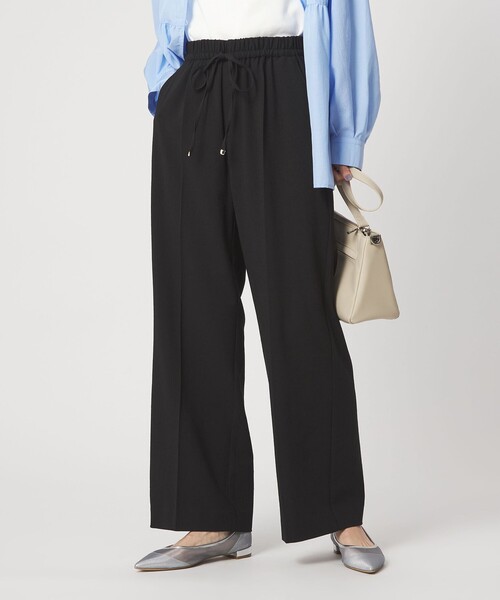 green label relaxing（グリーンレーベルリラクシング）の「［size SHORT/TALLあり］ニーハイフレアパンツ（その他パンツ・レディース・ナチュラル/ブラック/ライトブルー/ダークブラウン/ネイビー・SHORT/34/36/38/40/TALL）」の15枚目の写真