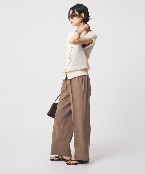 size SHORT/TALLあり］ニーハイフレアパンツ（その他パンツ）｜green