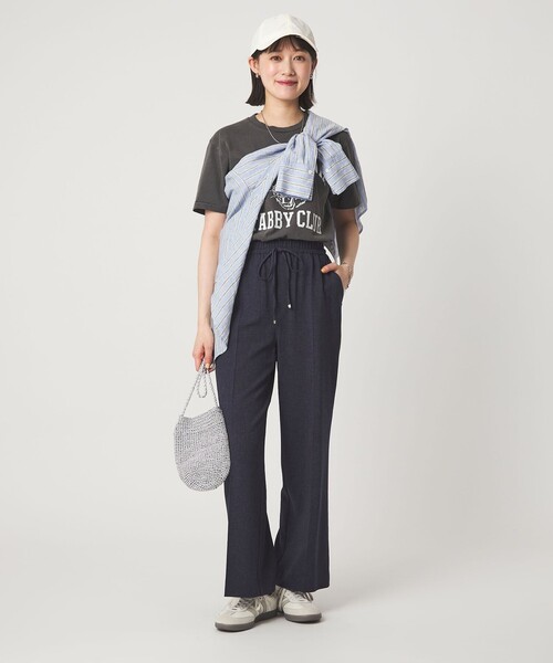 size SHORT/TALLあり］ニーハイフレアパンツ（その他パンツ）｜green