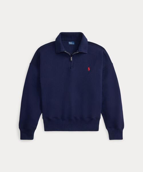 POLO RALPH LAUREN(ポロ ラルフ ローレン)の「ライトウェイト フリース クォータージップ(その他トップス・レディース・ネイビー系1・XS/XL/L/M/S)」の7枚目の写真