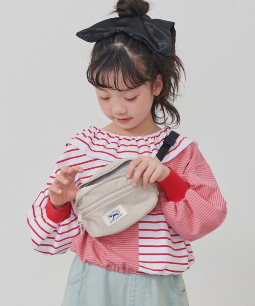 PENNEYS(ぺニーズ)の「【KIDS】FOX別注/マルチウェイショルダーBAG(ショルダーバッグ・キッズ・ベージュ/ブラック/サックスブルー・ONE SIZE)」の3枚目の写真