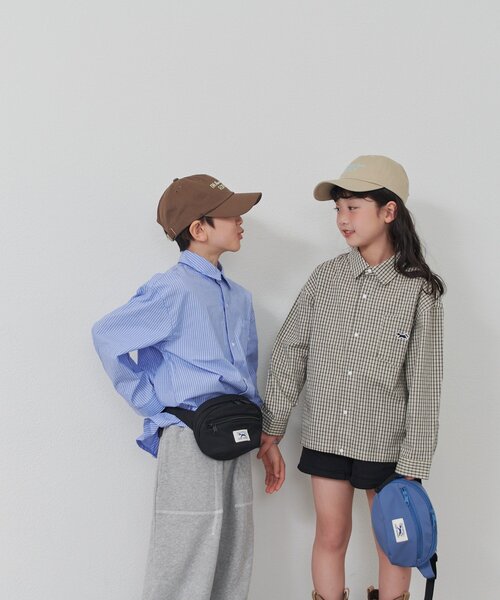 PENNEYS(ぺニーズ)の「【KIDS】FOX別注/マルチウェイショルダーBAG(ショルダーバッグ・キッズ・ベージュ/ブラック/サックスブルー・ONE SIZE)」の7枚目の写真