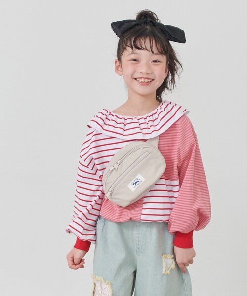 PENNEYS(ぺニーズ)の「【KIDS】FOX別注/マルチウェイショルダーBAG(ショルダーバッグ・キッズ・ベージュ/ブラック/サックスブルー・ONE SIZE)」の11枚目の写真