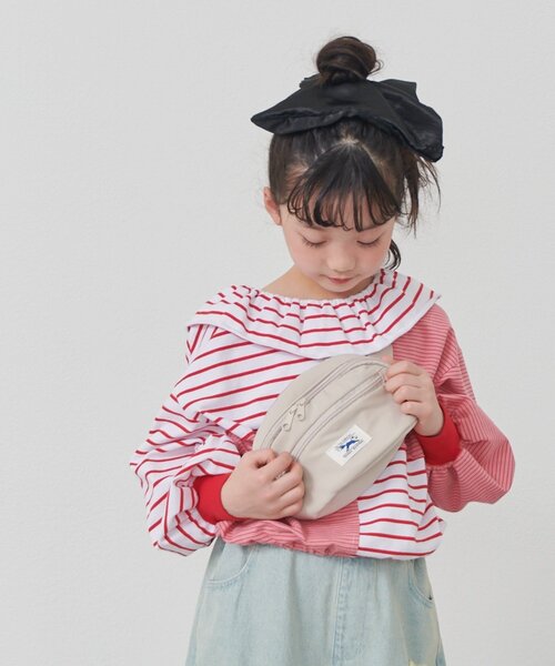 PENNEYS(ぺニーズ)の「【KIDS】FOX別注/マルチウェイショルダーBAG(ショルダーバッグ・キッズ・ベージュ/ブラック/サックスブルー・ONE SIZE)」の14枚目の写真