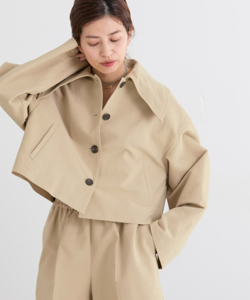 IENA（イエナ）の「THE M ステンカラージャケット（その他アウター・レディース・ベージュ/ベージュ系その他・FREE）」の7枚目の写真