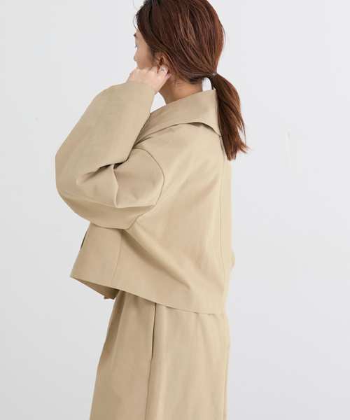 IENA（イエナ）の「THE M ステンカラージャケット（その他アウター・レディース・ベージュ/ベージュ系その他・FREE）」の9枚目の写真