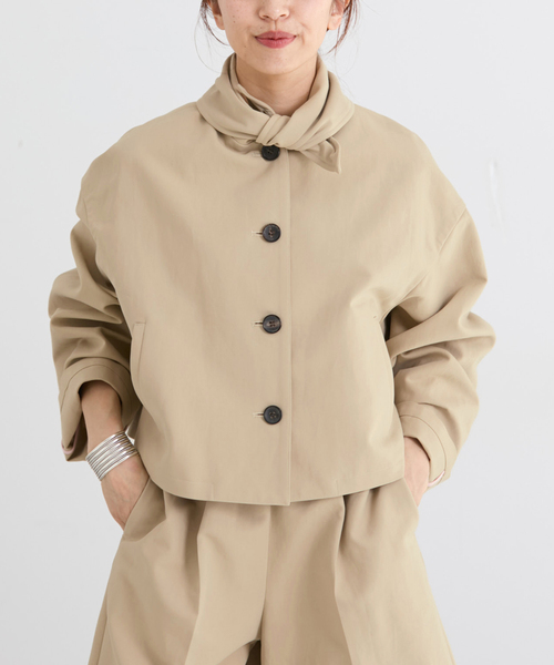 IENA（イエナ）の「THE M ステンカラージャケット（その他アウター・レディース・ベージュ/ベージュ系その他・FREE）」の11枚目の写真