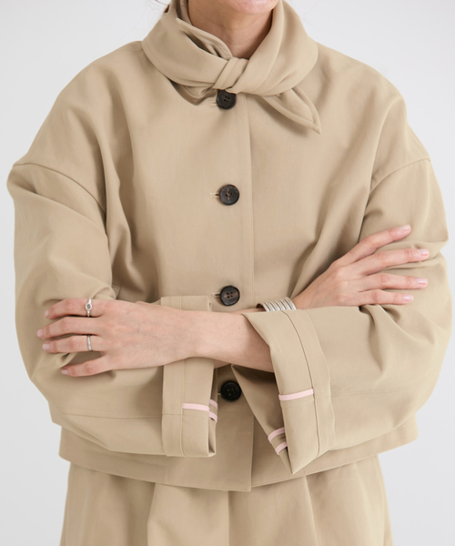 IENA（イエナ）の「THE M ステンカラージャケット（その他アウター・レディース・ベージュ/ベージュ系その他・FREE）」の15枚目の写真