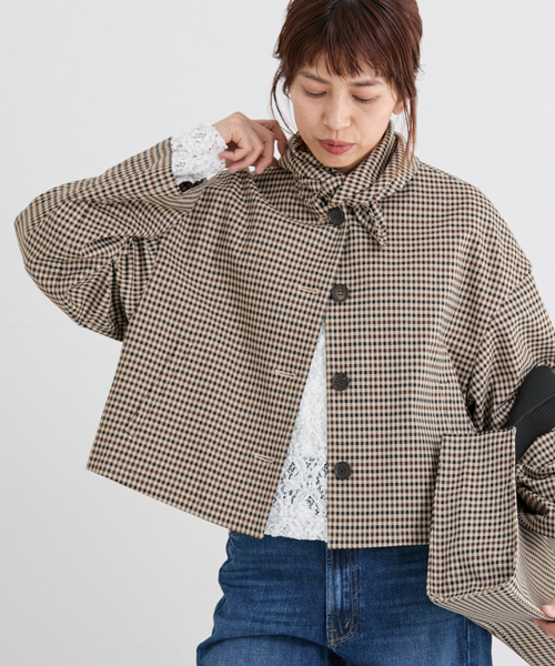 IENA（イエナ）の「THE M ステンカラージャケット（その他アウター・レディース・ベージュ/ベージュ系その他・FREE）」の22枚目の写真