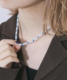 SMELLY | ツートーンビーズネックレス(ネックレス)