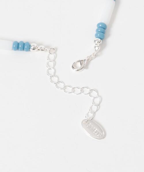 SMELLY(スメリー)の「ツートーンビーズネックレス(ネックレス・レディース・ブルー系その他・-)」の2枚目の写真