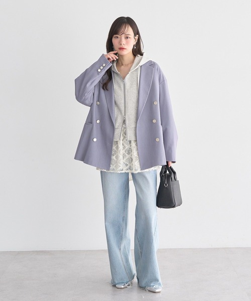 earth music&ecology（アースミュージックアンドエコロジー）の「【2026SS】フリンジレースキャミビスチェ（ベスト・レディース・ブラック/アイボリー・FREE）」の11枚目の写真