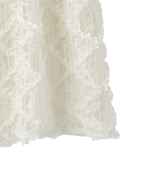 earth music&ecology（アースミュージックアンドエコロジー）の「【2026SS】フリンジレースキャミビスチェ（ベスト・レディース・ブラック/アイボリー・FREE）」の21枚目の写真