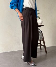 Chez toi | サイドボタンワイドパンツ(その他パンツ)