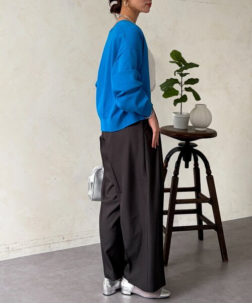 Chez toi（シェトワ）の「サイドボタンワイドパンツ（その他パンツ・レディース・ブラック/グレイッシュベージュ/チャコールグレー・FREE）」の20枚目の写真