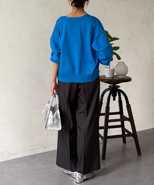 Chez toi（シェトワ）の「サイドボタンワイドパンツ（その他パンツ・レディース・ブラック/グレイッシュベージュ/チャコールグレー・FREE）」の21枚目の写真