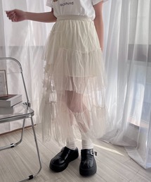 etta（エタ）の「チュールティアードシアースカート（スカート）」