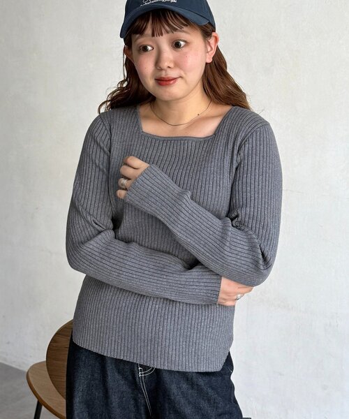 PIPI’s — скул‑энек рибник (squeak neck knit)
