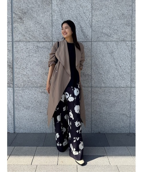 ESTNATION（エストネーション）の「ESTNATION / バイカラーフラワーパネルプリントパンツ（その他パンツ・レディース・インディゴブルー・38/36）」の10枚目の写真