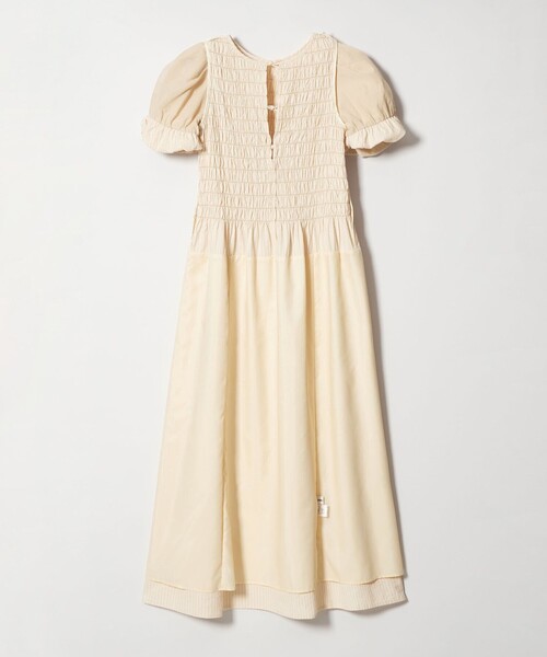 EMMEL REFINES(エメルリファインズ)の「<EMMEL REFINES>EM ストライプ シャーリング フレア ワンピース(ワンピース・レディース・ベージュ/ライトブルー・M/S)」の19枚目の写真