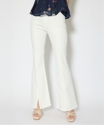 rienda（リエンダ）の「レースアップハイウエストデニムパンツ 春服（デニムパンツ）」