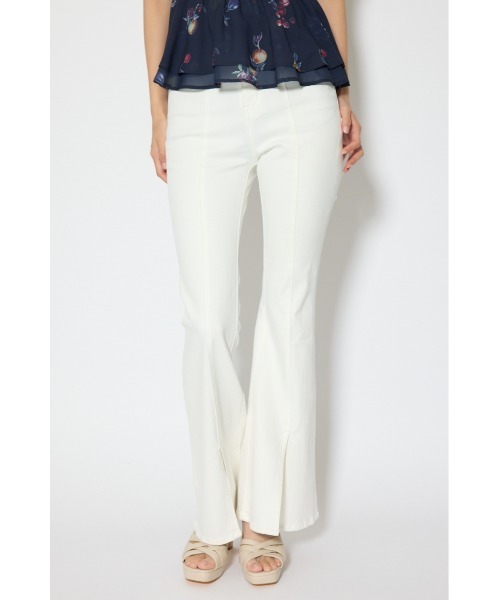 rienda(リエンダ)の「レースアップハイウエストデニムパンツ 春服(デニムパンツ・レディース・ブラック/ライトブルー/ホワイト・X-SMALL/SMALL/MEDIUM)」の8枚目の写真