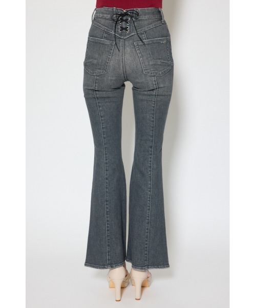 rienda(リエンダ)の「レースアップハイウエストデニムパンツ 春服(デニムパンツ・レディース・ブラック/ライトブルー/ホワイト・X-SMALL/SMALL/MEDIUM)」の19枚目の写真