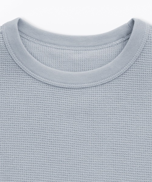 無印良品(ムジルシリョウヒン)の「キッズ ワッフル編みクルーネック半袖Tシャツ(Tシャツ/カットソー・キッズ・ピンク系/キナリ/カーキ系/ブルー系/ネイビー/グレー系・130/110/120/140/150)」の18枚目の写真