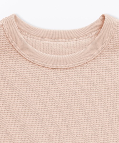 無印良品(ムジルシリョウヒン)の「キッズ ワッフル編みクルーネック半袖Tシャツ(Tシャツ/カットソー・キッズ・ピンク系/キナリ/カーキ系/ブルー系/ネイビー/グレー系・130/110/120/140/150)」の20枚目の写真