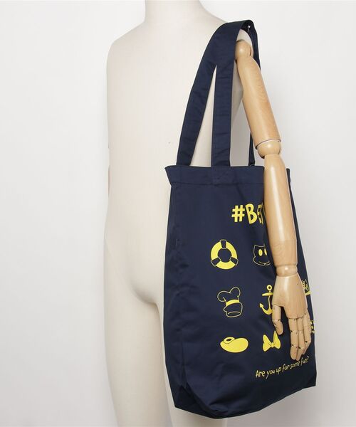 My sugar Babe（マイシュガーベイブ）の「MSB besties tote bag（トートバッグ・メンズ・ベージュ/ブルー/レッド・フリー）」の18枚目の写真