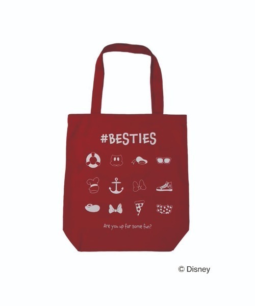 My sugar Babe（マイシュガーベイブ）の「MSB besties tote bag（トートバッグ・メンズ・ベージュ/ブルー/レッド・フリー）」の3枚目の写真