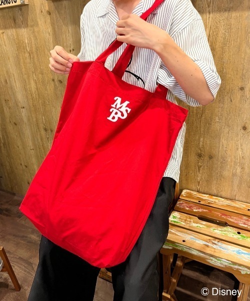 My sugar Babe（マイシュガーベイブ）の「MSB besties tote bag（トートバッグ・メンズ・ベージュ/ブルー/レッド・フリー）」の14枚目の写真