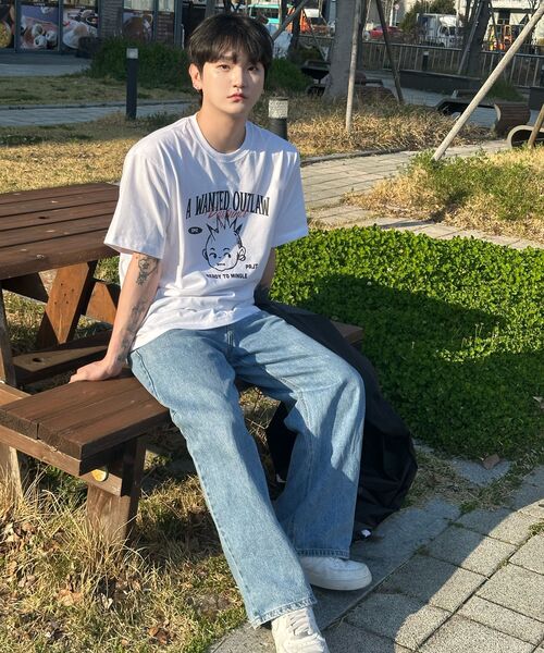 DYSFUNCT(ディスファンクト)の「WANTED OUTLAW T-SHIRT(WHITE)(Tシャツ/カットソー・メンズ・その他・SMALL/MEDIUM/LARGE)」の7枚目の写真