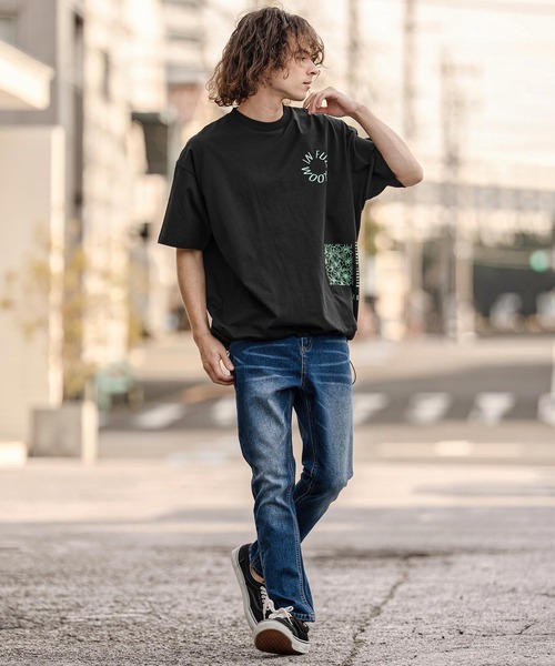 CAMBIO（カンビオ）の「mp14750-サルエルテーパードデニムパンツ(HLCM0267)（デニムパンツ・メンズ・ブラック/インディゴブルー/ワンウォッシュ/ブルー系その他・S/M/L）」の12枚目の写真