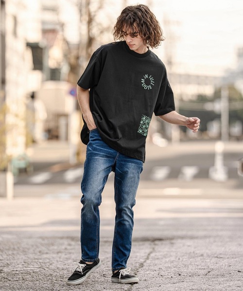 CAMBIO（カンビオ）の「mp14750-サルエルテーパードデニムパンツ(HLCM0267)（デニムパンツ・メンズ・ブラック/インディゴブルー/ワンウォッシュ/ブルー系その他・S/M/L）」の13枚目の写真