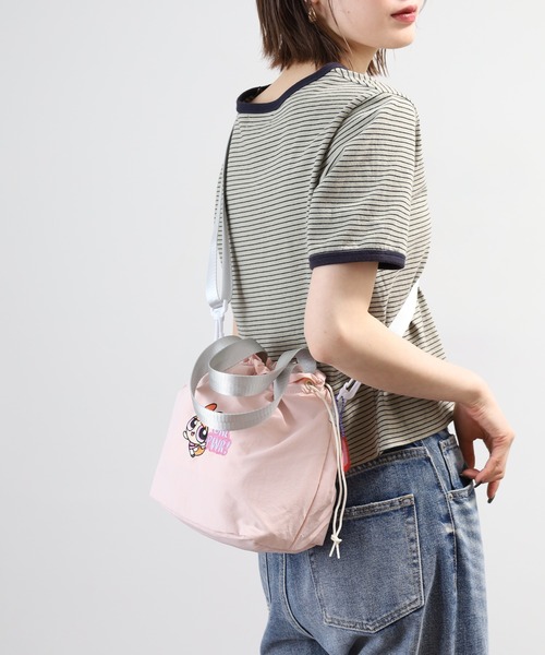 FUNALIVE(ファンアライブ)の「ThePowerpuffGirls パワーパフガールズ 巾着ショルダー トートバッグ 刺繍(ショルダーバッグ・レディース・ブルー/グリーン/ピンク・FREE)」の18枚目の写真
