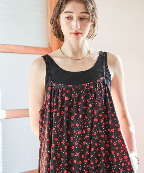 GEORGE'S(ジョージズ)の「リブタンク(タンクトップ・レディース・オフホワイト/ブラック/ブルー/グレー・FREE)」の11枚目の写真