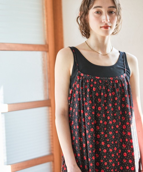 GEORGE'S(ジョージズ)の「リブタンク(タンクトップ・レディース・オフホワイト/ブラック/ブルー/グレー・FREE)」の15枚目の写真