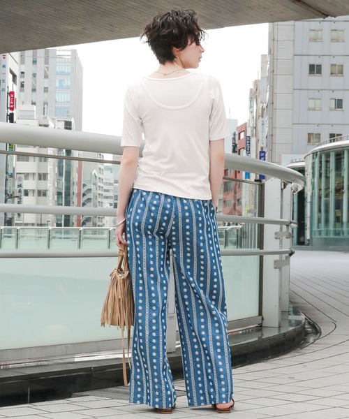 GEORGE'S(ジョージズ)の「リブタンク(タンクトップ・レディース・オフホワイト/ブラック/ブルー/グレー・FREE)」の7枚目の写真