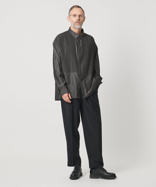 Pheeta（フィータ）の「＜Pheeta＞Trinity  デニムシャツ ‐UNISEX‐ /015CMen-SH5D（シャツ/ブラウス・レディース・ライトブルー/ブラック・1/2）」の10枚目の写真