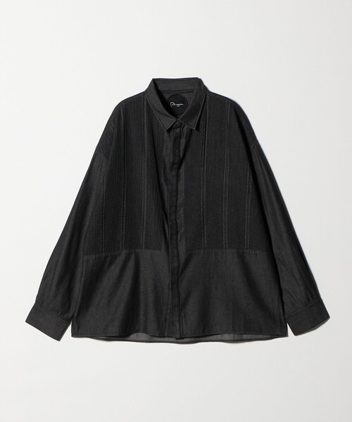 Pheeta（フィータ）の「＜Pheeta＞Trinity  デニムシャツ ‐UNISEX‐ /015CMen-SH5D（シャツ/ブラウス・レディース・ライトブルー/ブラック・1/2）」の17枚目の写真