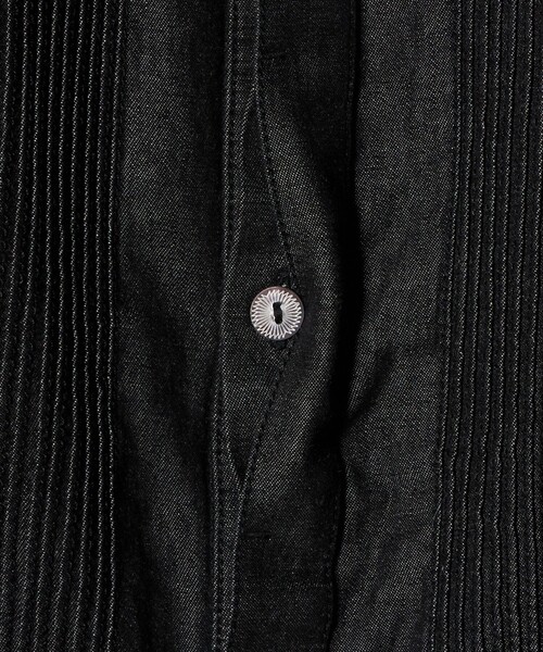 Pheeta（フィータ）の「＜Pheeta＞Trinity  デニムシャツ ‐UNISEX‐ /015CMen-SH5D（シャツ/ブラウス・レディース・ライトブルー/ブラック・1/2）」の21枚目の写真