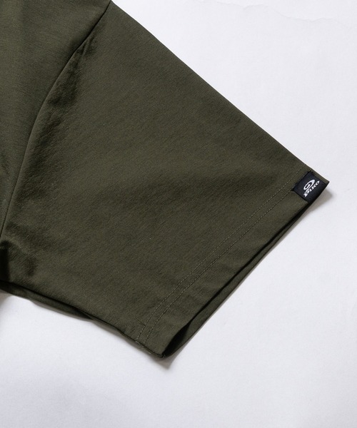 Piko（ピコ）の「【k】〔PIKO/ピコ〕ポケット刺繍/フロントロゴ コットンライク 半袖Tシャツ セットアップ展開有り（Tシャツ/カットソー・メンズ・ホワイト系1/ホワイト系2/ブラック系2/ネイビー系2/ブラック系1/カーキ系1・MEDIUM/LARGE/X-LARGE）」の15枚目の写真