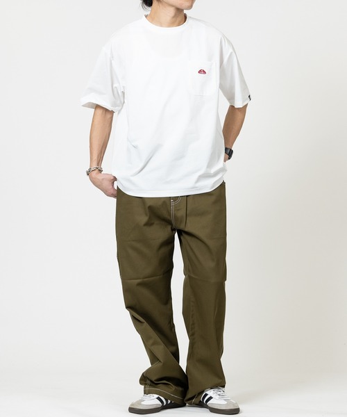 Piko（ピコ）の「【k】〔PIKO/ピコ〕ポケット刺繍/フロントロゴ コットンライク 半袖Tシャツ セットアップ展開有り（Tシャツ/カットソー・メンズ・ホワイト系1/ホワイト系2/ブラック系2/ネイビー系2/ブラック系1/カーキ系1・MEDIUM/LARGE/X-LARGE）」の10枚目の写真