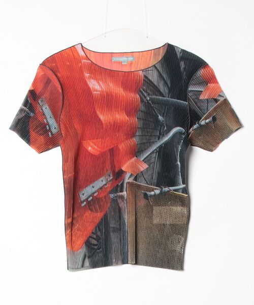 kotohayokozawa（コトハヨコザワ）の「SHEER GRAPHIC TOP（Tシャツ/カットソー・メンズ・マルチ/グリーン/オレンジ・FREE）」の2枚目の写真